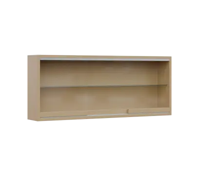 RE VT - 400 vitrína, 400x1000x150, pískově žlutá